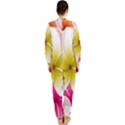 Frangipani Flower Floral White Pink Yellow OnePiece Jumpsuit (Ladies)  View2