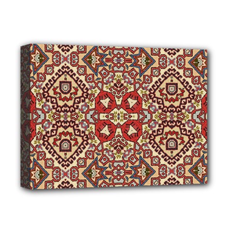 Seamless Pattern Based On Turkish Carpet Pattern Deluxe Canvas 16  X 12   by Nexatart
