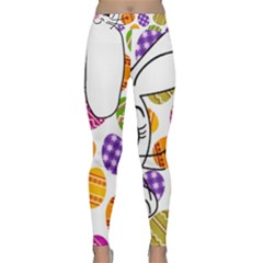 Easter Bunny  Classic Yoga Leggings by Valentinaart