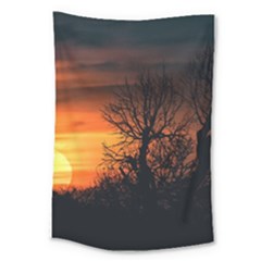 Sunset At Nature Landscape Large Tapestry by dflcprints