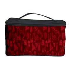 Bicycle Guitar Casual Car Red Cosmetic Storage Case by Mariart