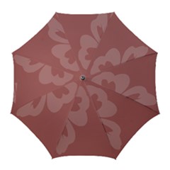 Hibiscus Sakura Red Golf Umbrellas