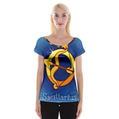 Zodiac Sagittarius Women s Cap Sleeve Top by Mariart