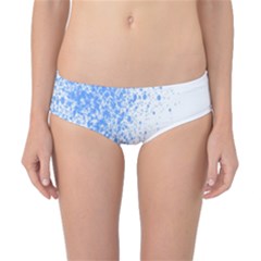 Blue Paint Splats Classic Bikini Bottoms by Nexatart