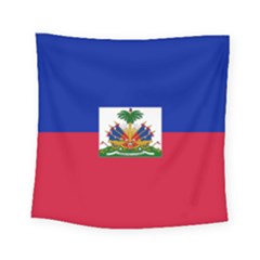 Flag Of Haiti  Square Tapestry (small) by abbeyz71