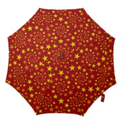 Star Stars Pattern Design Hook Handle Umbrellas (small) by Nexatart
