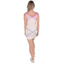 Tablecloth Stripes Diamonds Pink Sleeveless Bodycon Dress View4