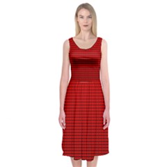 Redc Midi Sleeveless Dress by PhotoNOLA