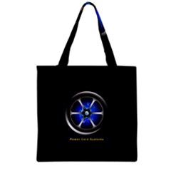 Power Core Grocery Tote Bag by linceazul