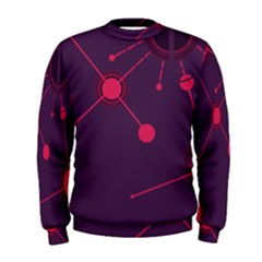 Abstract Lines Radiate Planets Web Men s Sweatshirt by Nexatart
