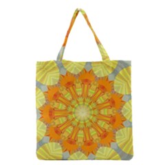 Sunshine Sunny Sun Abstract Yellow Grocery Tote Bag by Nexatart