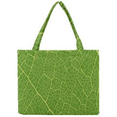Green Leaf Line Mini Tote Bag by Mariart