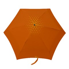 Orange Star Space Mini Folding Umbrellas by Mariart