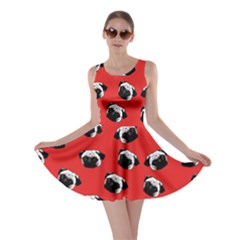Pug Dog Pattern Skater Dress by Valentinaart