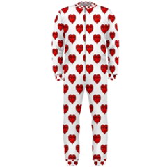 Emoji Heart Shape Drawing Pattern Onepiece Jumpsuit (men)  by dflcprintsclothing