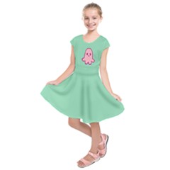Squid Princess Kids  Short Sleeve Dress by NoctemClothing