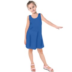 Fleet Blue Kids  Sleeveless Dress by NoctemClothing