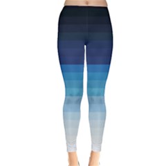 Butterfly Princess Blue Classic Winter Leggings by NoctemClothing