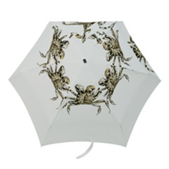 Dark Crab Photo Mini Folding Umbrellas by dflcprints