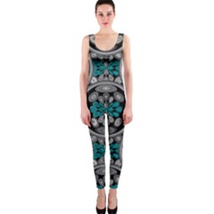 Geometric Arabesque Onepiece Catsuit by linceazul
