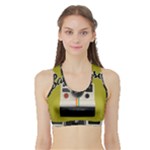 Say Cheese Sports Bra with Border