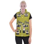 Say Cheese Women s Button Up Puffer Vest