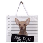 Bad dog Zipper Large Tote Bag