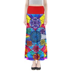 Speak From The Heart - Full Length Maxi Skirt by tealswan