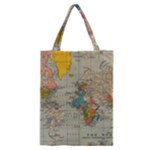 Vintage World Map Classic Tote Bag