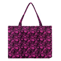 Skulls Pattern  Medium Tote Bag by Valentinaart