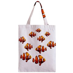 Clown Fish Zipper Classic Tote Bag by Valentinaart