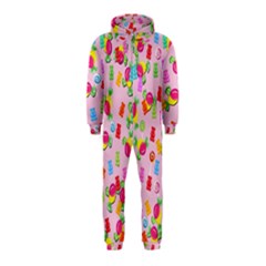 Candy Pattern Hooded Jumpsuit (kids) by Valentinaart