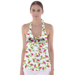 Candy Pattern Babydoll Tankini Top by Valentinaart