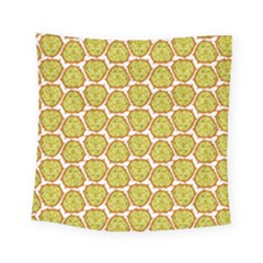 Horned Melon Green Fruit Square Tapestry (small) by Mariart