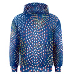 Fireworks Party Blue Fire Happy Men s Pullover Hoodie