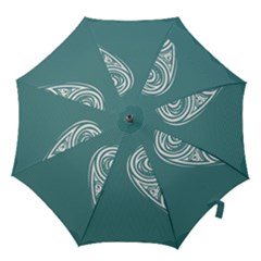 Line Wave Chevron Star Blue Love Heart Sea Beach Hook Handle Umbrellas (medium) by Mariart
