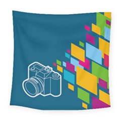Photography Potraite Panorama Square Tapestry (large)