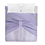 Ribbon Purple Sexy Duvet Cover Double Side (Full/ Double Size)