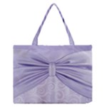 Ribbon Purple Sexy Medium Zipper Tote Bag