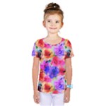 Floral Pattern Background Seamless Kids  One Piece Tee