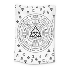 Witchcraft Symbols  Small Tapestry by Valentinaart
