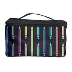 Pencil Stationery Rainbow Vertical Color Cosmetic Storage Case by Mariart