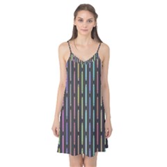 Pencil Stationery Rainbow Vertical Color Camis Nightgown by Mariart