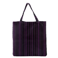 Lines Pattern Grocery Tote Bag by Valentinaart