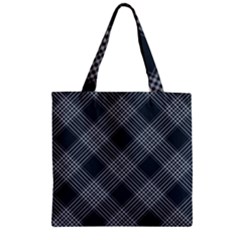 Zigzag Pattern Zipper Grocery Tote Bag by Valentinaart