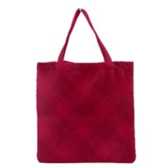 Zigzag Pattern Grocery Tote Bag by Valentinaart