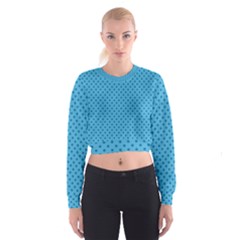 Dots Cropped Sweatshirt by Valentinaart