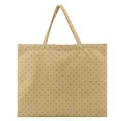 Dots Zipper Large Tote Bag by Valentinaart