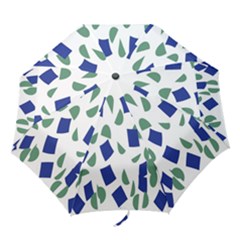 Scatter Geometric Brush Blue Gray Folding Umbrellas