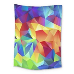 Triangles Space Rainbow Color Medium Tapestry
